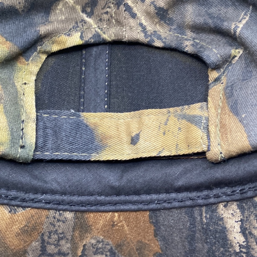 Men’s Mossy Oak Adjustable Baseball Cap, Embroidered Turkey On Bill Of Cap. - Picture 4 of 8